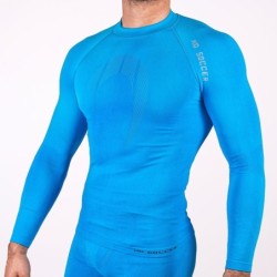 Senior Blue Long Sleeve Thermal T-shirt
