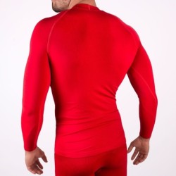 Red Senior Long Sleeve Thermal T-shirt