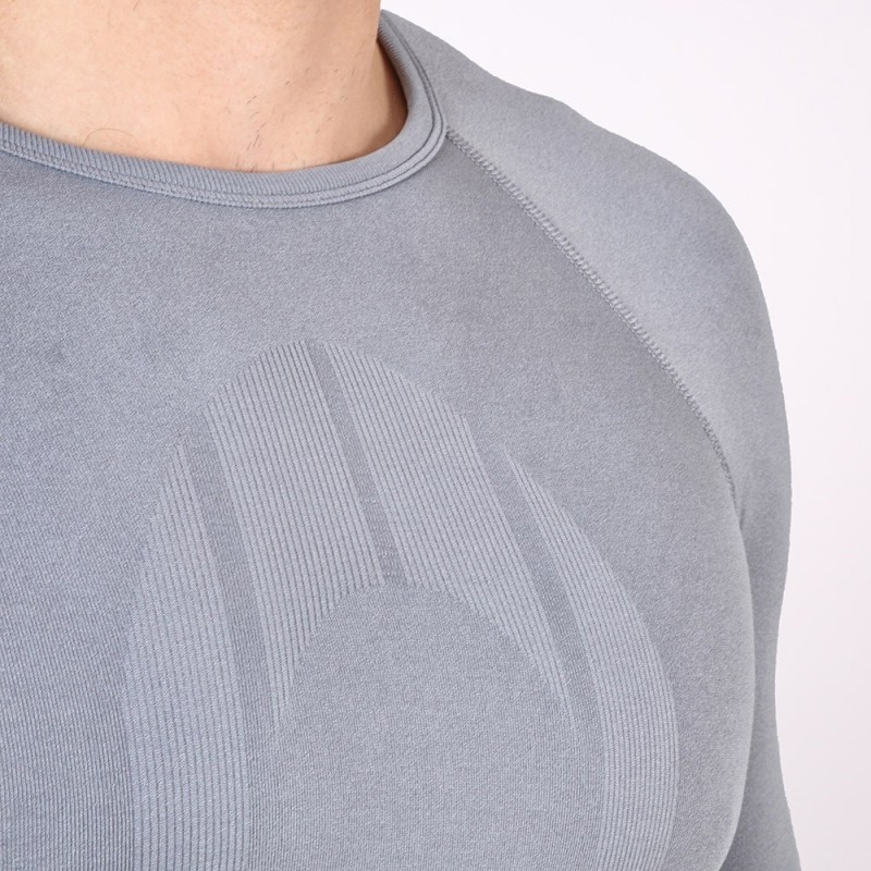Camiseta Térmica sem Gola Cinza