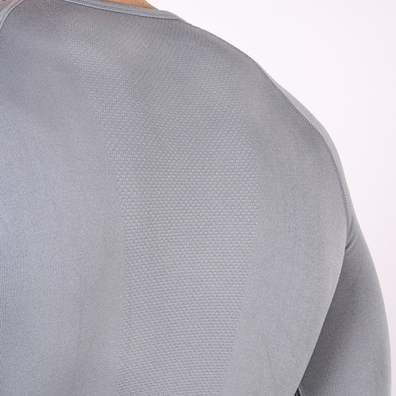 Camiseta Térmica sem Gola Cinza