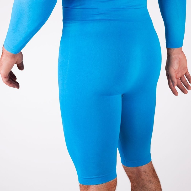 Short blue thermal tights senior