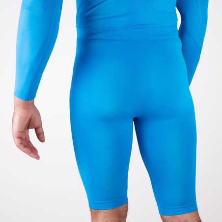 Maglia termica corta blu senior