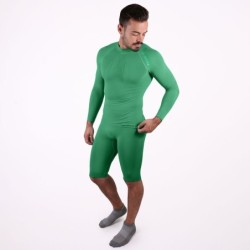 Korte groene thermische legging senior
