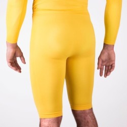 Maillot thermique court jaune senior