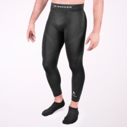 Lange zwarte thermische legging Senior