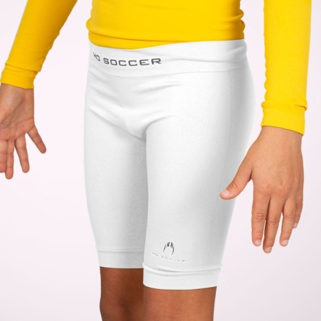 Witte korte thermische legging voor kinderen
