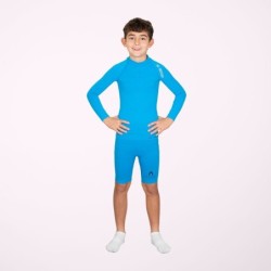 Kurze blaue Thermohose für Kinder