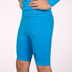 Maglia termica corta blu bambino