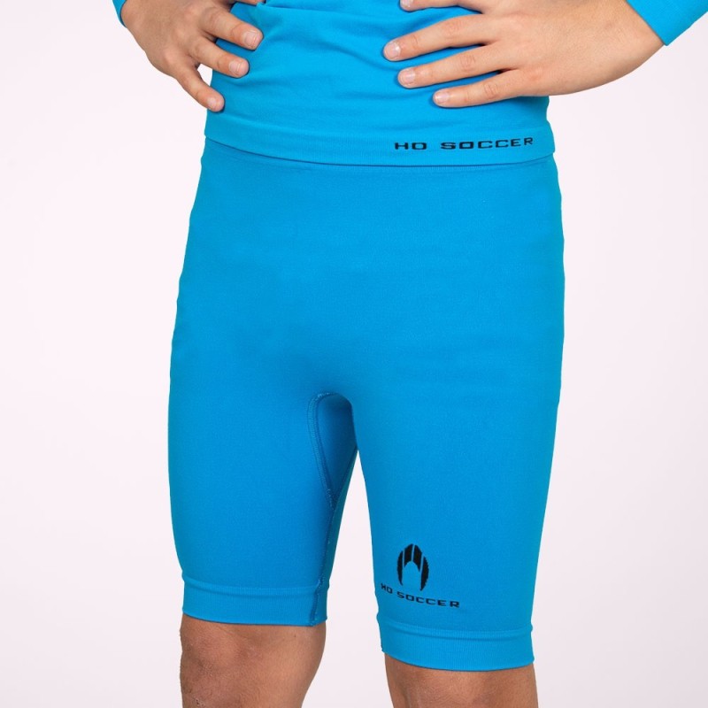 Boy's short blue thermal tights