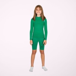 Kurze grüne Thermounterhose für Kinder
