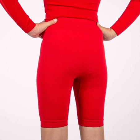 Red short thermal tights for kids