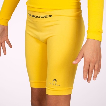Maglia termica corta gialla bambino