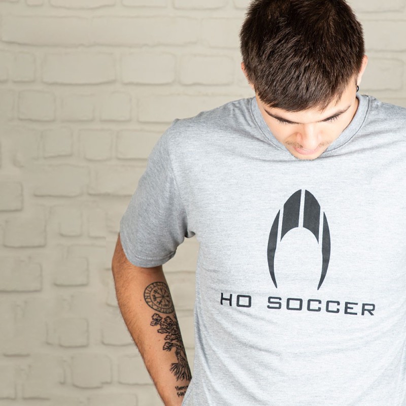 T-SHIRT HO SOCCER GRIS