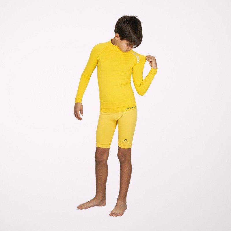 Thermoshirt Lange Mouw Junior Geel