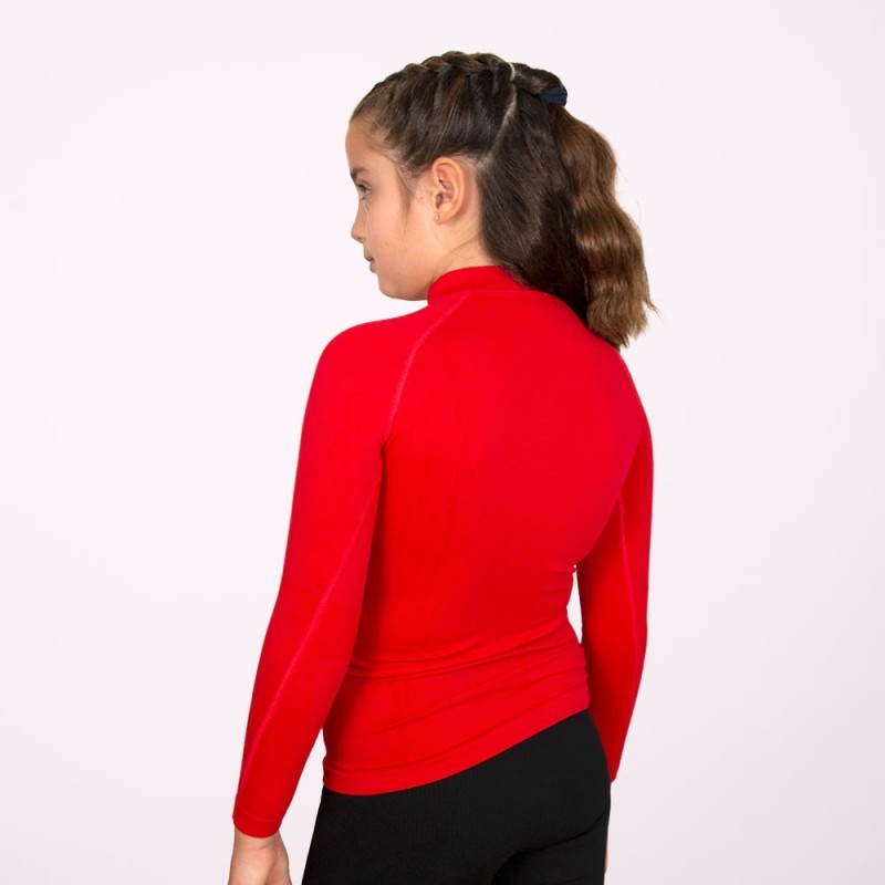 Thermoshirt Langarm Junior Rot