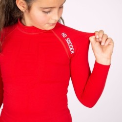Thermoshirt Langarm Junior Rot