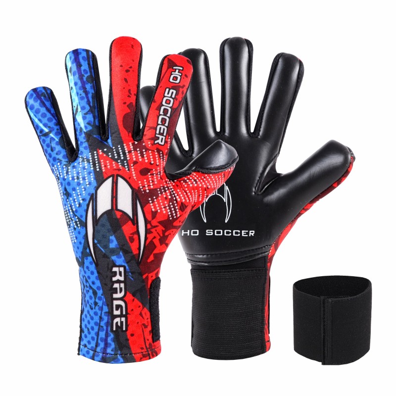 Gants Rage Plus Electric Red Blue