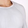 Camiseta térmica sin cuello blanca