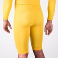 Collant thermique court jaune adulte