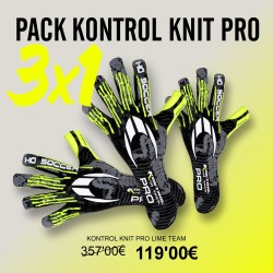 Pack de guantes de portero gama Elite 3x1