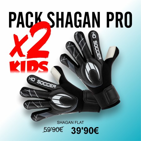 Pack Shagan PRO Kids X2 HO Soccer | Kids Goalkeeper Gloves