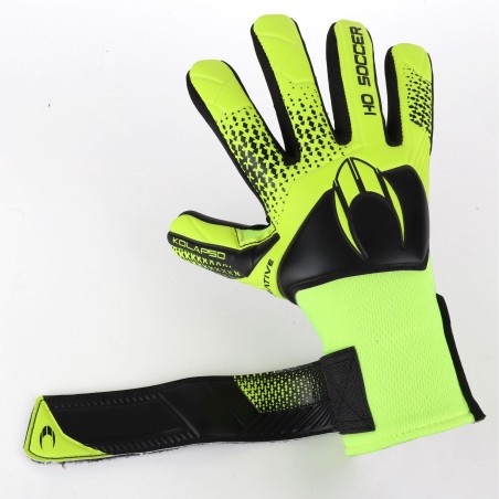 Handschuh Kolapso Limettengrün HO Soccer | Negative Schnitt und Maximale Sensibilität