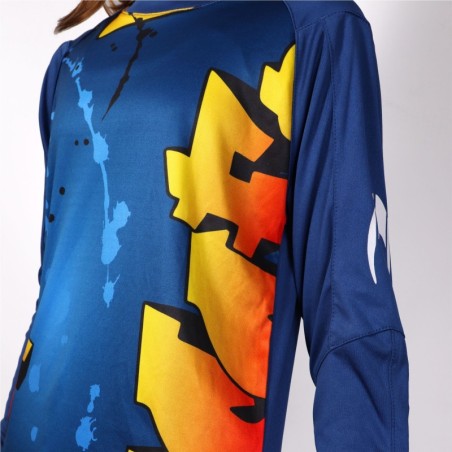 Maillot Gardien Graffiti Enfant Bleu