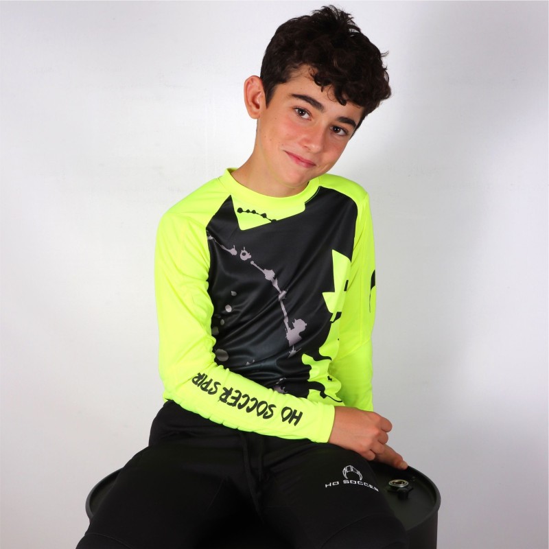 Maglia Portiere Graffiti Bambino Lime