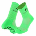 Non-slip green technical sock