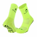 Non-slip lime technical sock