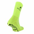 Non-slip lime technical sock