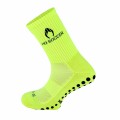Non-slip lime technical sock
