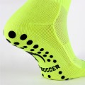 Non-slip lime technical sock