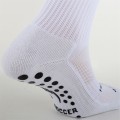 Chaussettes extra longues antidérapantes blanches