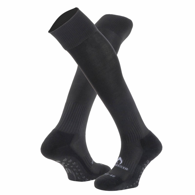 Chaussettes extra longues antidérapantes noir