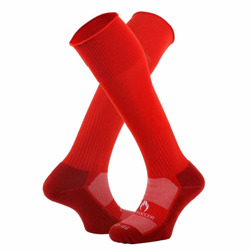 Chaussettes de joueur rouge