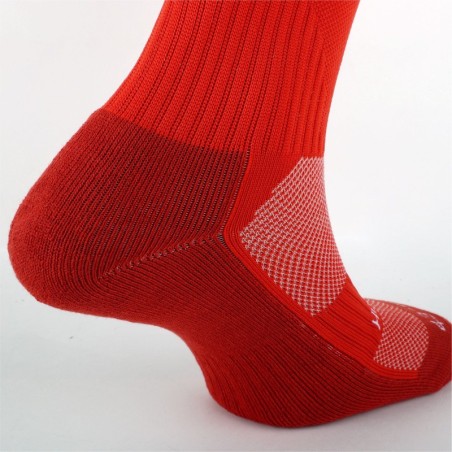 Meias de jogador vermelho