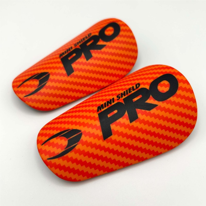 Mini Orange Shin Guards