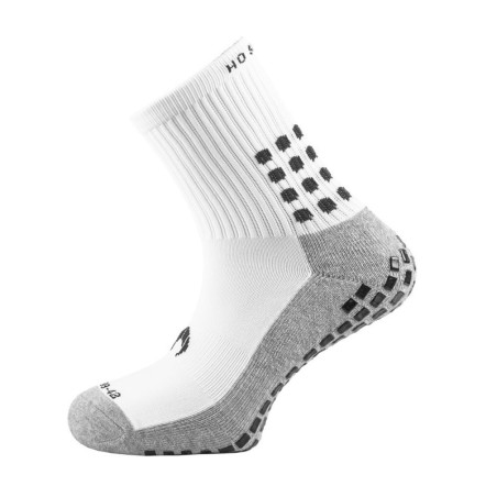 White non-slip sports sock