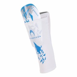 Schienbeinschoner Rebel weiß/blau