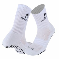 White non-slip sports sock