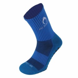 Chaussette de sport antidérapante bleue