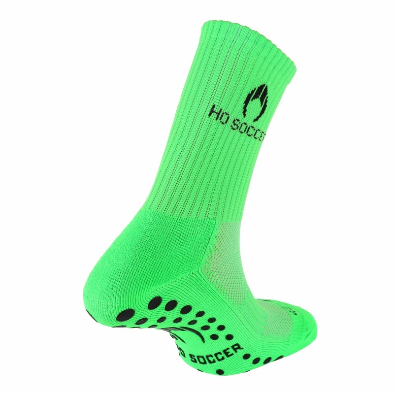 Rutschfeste neongrüne Sportsocke