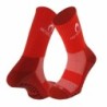 Red non-slip sports sock