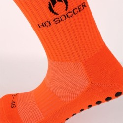 Calzino sportivo antiscivolo arancione fluo