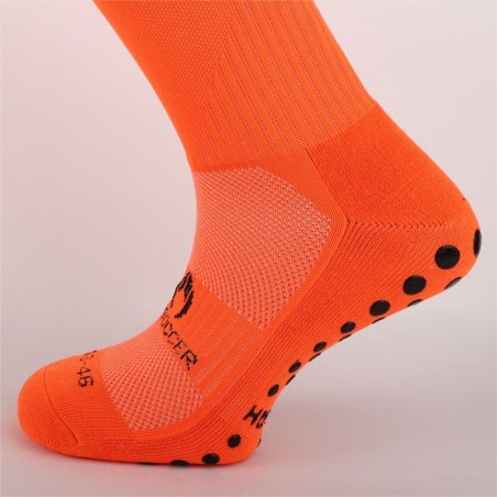 Überlange Rutschfeste Socken Orange