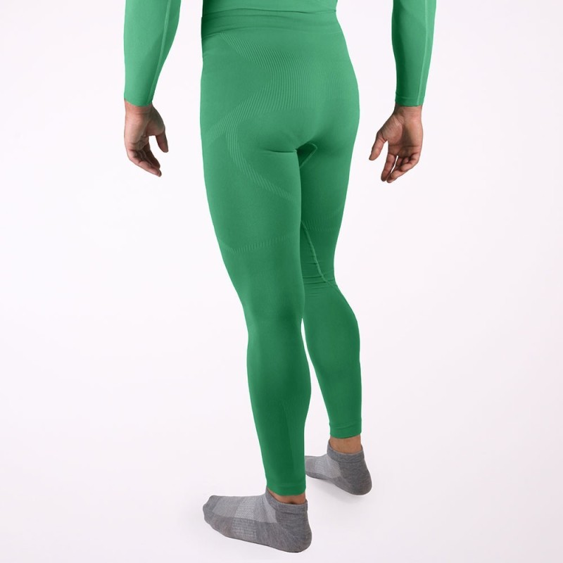 Lange grüne Thermo-Leggings für Kinder