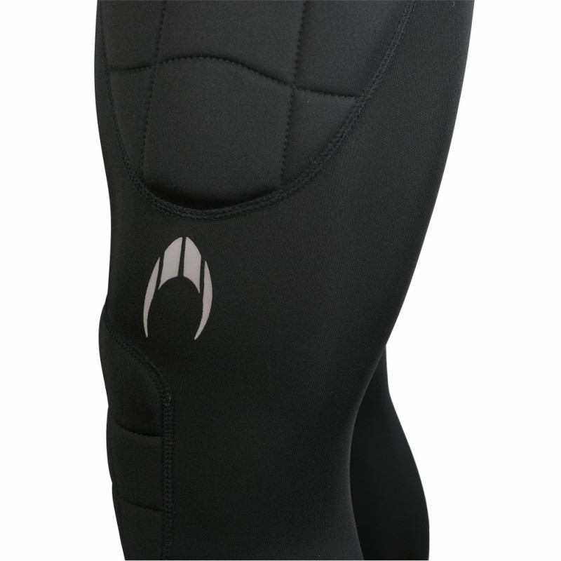 Gewatteerde 3/4 legging Raven volwassene