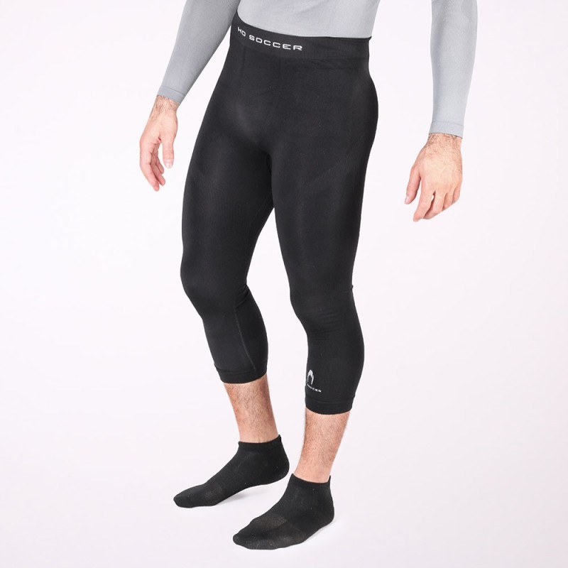 Zwarte 3/4 thermische legging