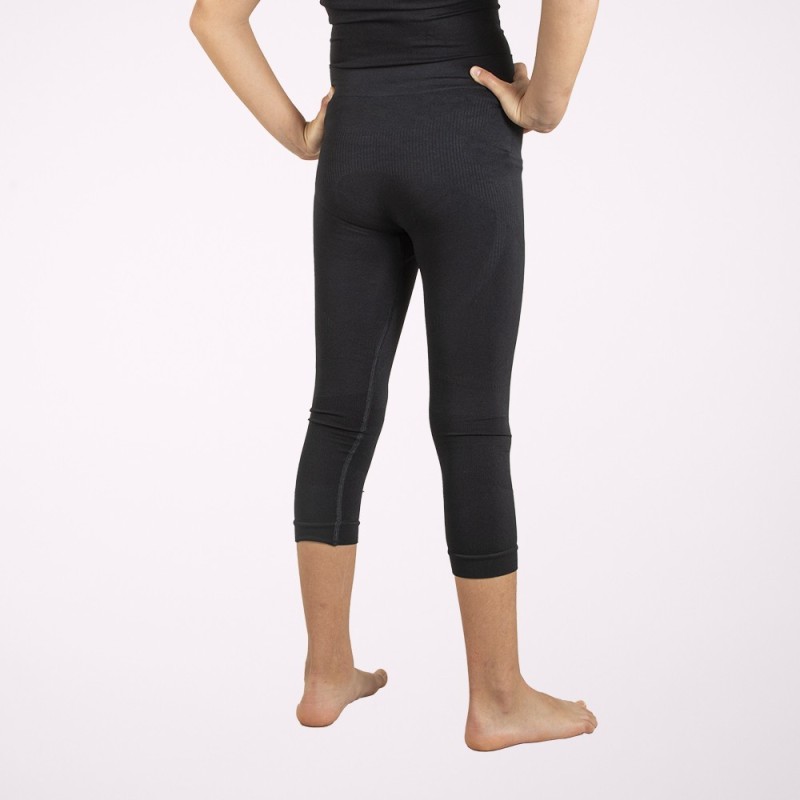 Thermische 3/4-Hose schwarz